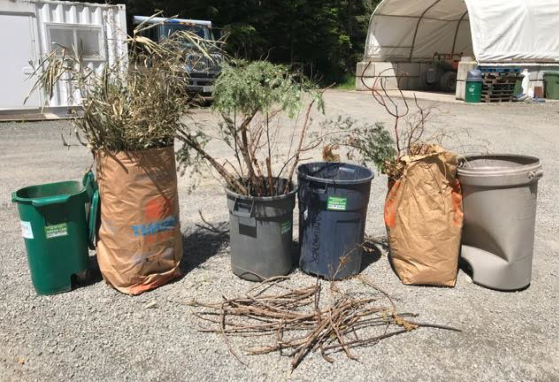 unacceptable green waste